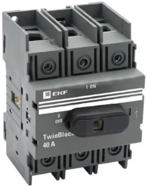 Рубильник  EKF tb-40-3p-f 1133506
