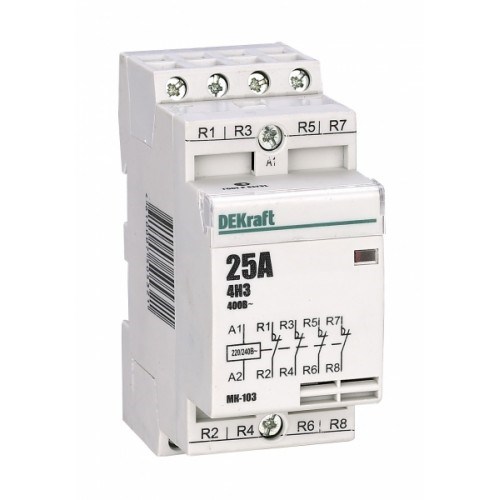 Контактор модульный DEKraft 18063DEK 543203