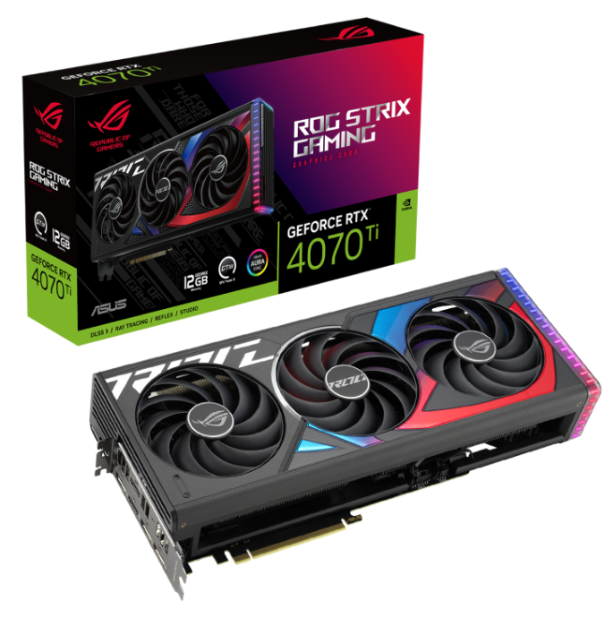 Видеокарта ASUS GeForce RTX 4070 Ti ROG Strix (ROG-STRIX-RTX4070TI-12G-GAMING) 991887
