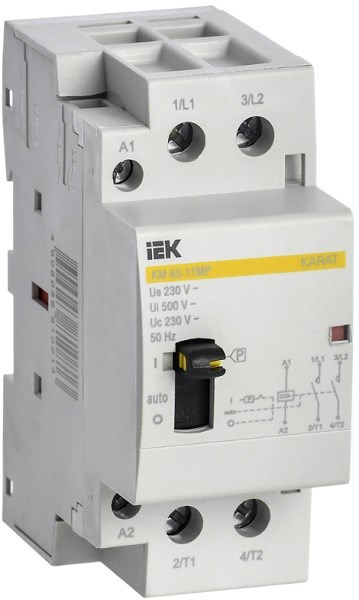 Контактор модульный IEK MKK12-63-11 1148124