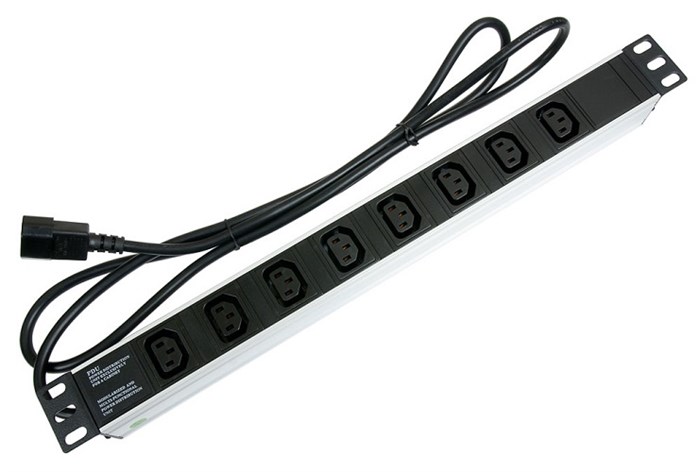 Блок розеток 19", 8 розеток Cabeus PDU-8I-2IEC 513173