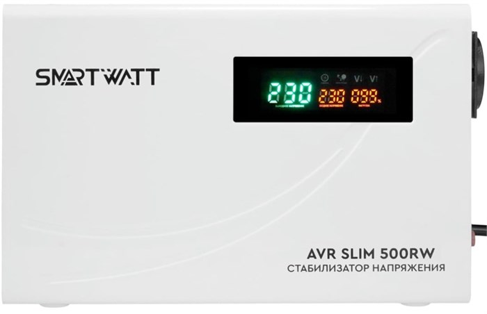 Стабилизатор напряжения SmartWatt AVR SLIM 500RW 1093432