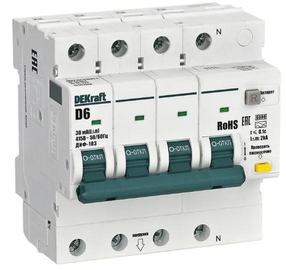 Автомат дифференциальный DEKraft 16507DEK 1167513
