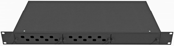 Кросс оптический стоечный  TopLAN КРС-Top-1U-16FC/ST-BK 648992