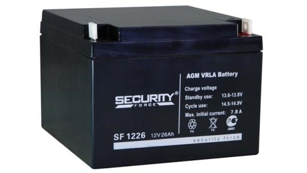 Аккумулятор  Security Force 12 В, 26 Ач 475577