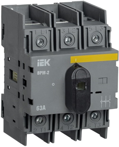 Выключатель-разъединитель модульный IEK MVR20-3-063 1148080
