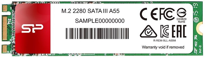 Накопитель SSD M.2 2280 Silicon Power SP512GBSS3A55M28 512 ГБ 869253