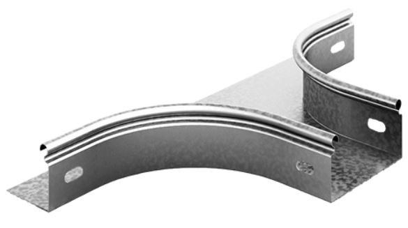 Ответвитель горизонтальный  Ostec ОГП-400х80-0,7-R100-СЦ 915187