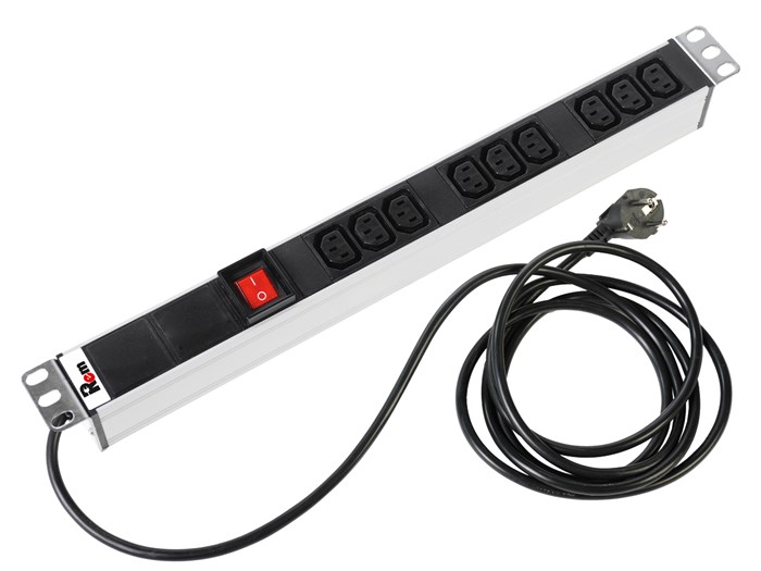 Блок розеток 19", 9 розеток ЦМО R-16-9C13-V-440-3 650650