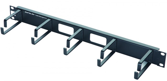Кабельный организатор  Eurolan 25B-1U-02BL 89010
