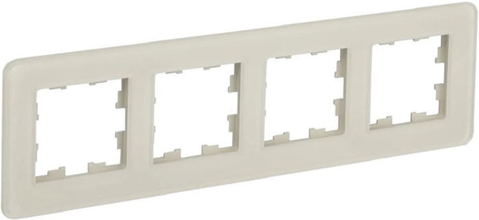 Рамка четверная  IEK BR-M42-G-41-K98 1157854