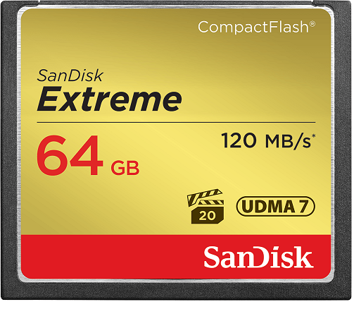 Карта памяти CompactFlash 64GB SanDisk SDCFXSB-064G-G46 555779