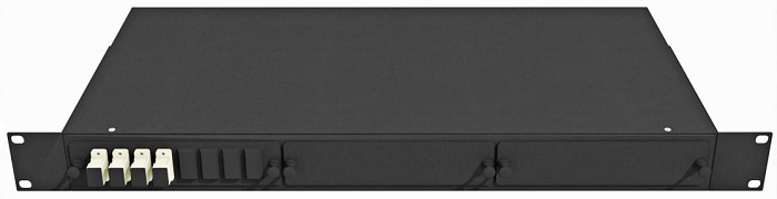 Кросс оптический стоечный  TopLAN КРС-Top-1U-04SC/U-OM2-BK 649055