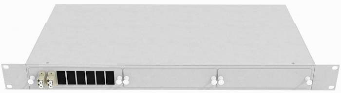 Кросс оптический стоечный  TopLAN КРС-Top-1U-04LC/U-OM2-GY 649050