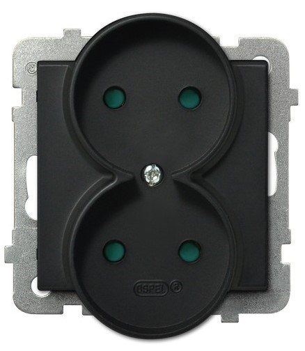 Розетка  Ospel GP-2RR/m/33 738720