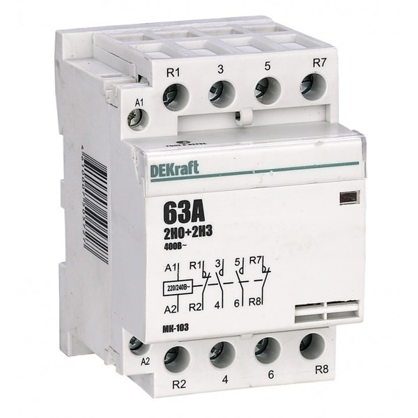 Контактор модульный DEKraft 18090DEK 1151417