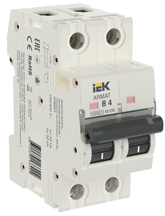 Автоматический выключатель  IEK AR-M10N-2-B004 902736