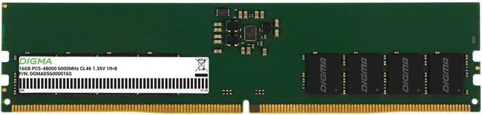 Модуль памяти DDR5 16GB Digma DGMAD56000016S 1206255