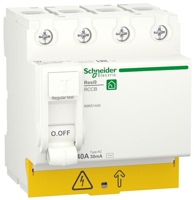 Выключатель дифференциального тока (ВДТ, УЗО)  Schneider Electric RESI9 844832