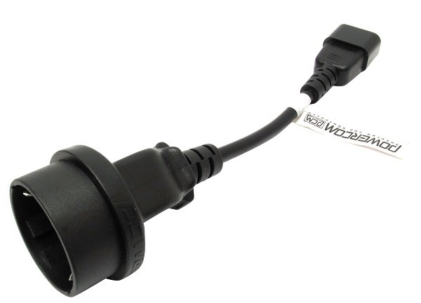 Кабель  Powercom SCUT IEC-320 C14 to Socket Type-F 675516