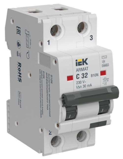 Автомат дифференциальный IEK AR-B10N-2-C032C030 1147888