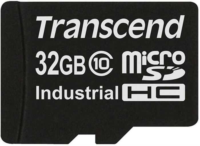 Промышленная карта памяти MicroSDHC 32Gb Transcend TS32GUSDC10I 643849