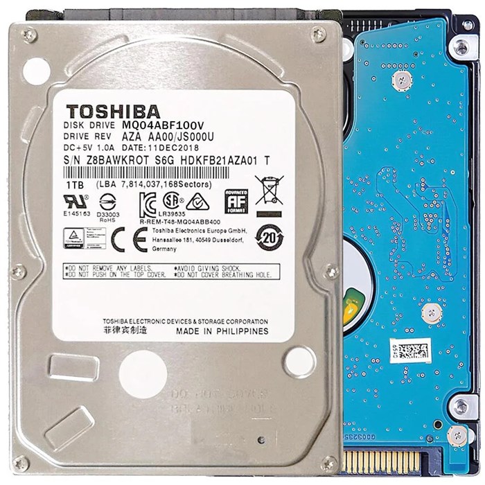 Жесткий диск 1TB SATA 6Gb/s Toshiba (KIOXIA) MQ04ABF100V 1142935