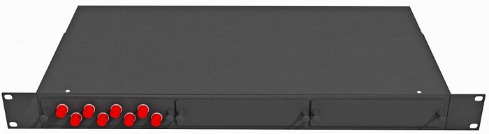 Кросс оптический стоечный  TopLAN КРС-Top-1U-08FC/U-OS2-BK 649109