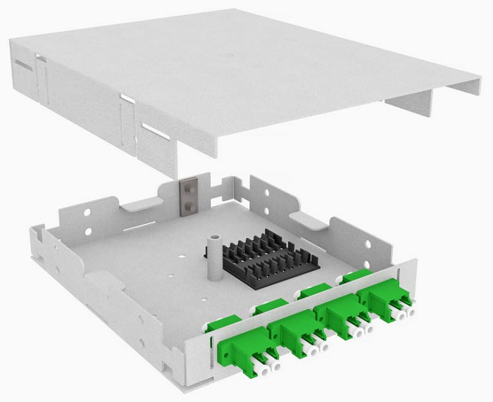 Кросс оптический настенный  TopLAN КРНМ-Top-08LC/A-OS2-GY 649258