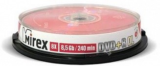 Диск DVD+R Mirex UL130062A8L 584934