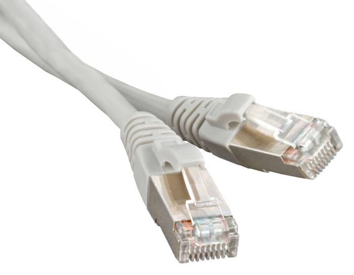 Кабель патч-корд F/UTP 6 кат. 1.5м Hyperline PC-LPM-STP-RJ45-RJ45-C6-1.5M-LSZH-GY 504288