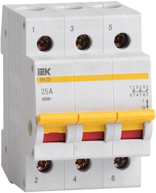 Выключатель нагрузки IEK MNV10-3-025 502315