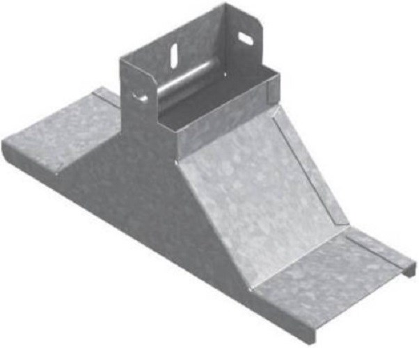 Крышка - ответвитель, вверх  Ostec КОВ-200х100-1,0-СЦ 914829