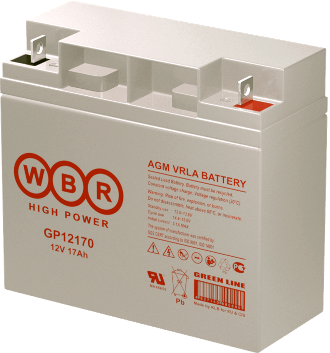 Аккумулятор  WBR GP12170 849547