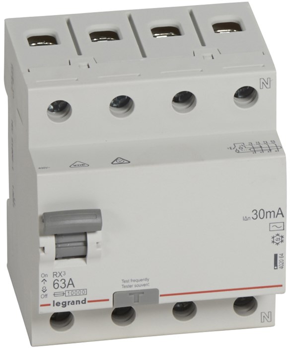 Выключатель дифференциального тока (ВДТ, УЗО)  Legrand 402064 896196