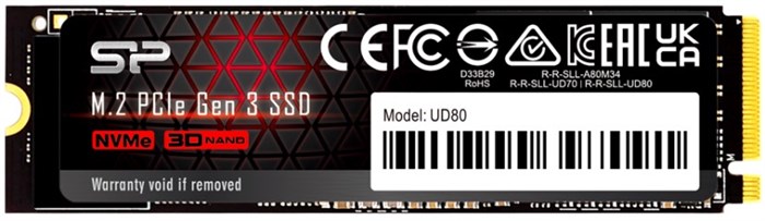 Накопитель SSD M.2 2280 Silicon Power SP01KGBP34UD8005 1000 ГБ 914036