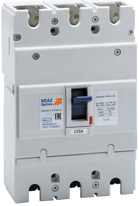 Автоматический выключатель в литом корпусе  КЭАЗ 100009 1141684
