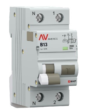 Автомат дифференциальный EKF rcbo10-1pn-13B-100-a-av 1126575