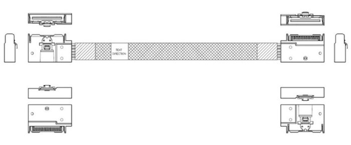 Кабель  JPC P732EGB00800-1 1078138