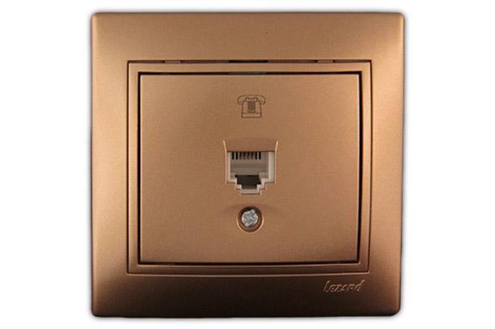 Розетка телефонная Lezard 701-1313-137 1031807