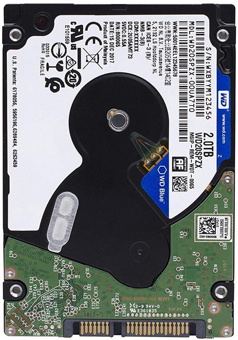 Жесткий диск 2TB SATA 6Gb/s Western Digital WD20SPZX 646956