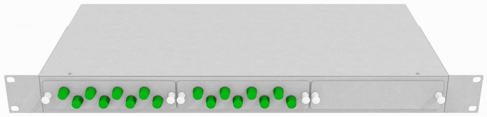 Кросс оптический стоечный  TopLAN КРС-Top-1U-16FC/A-OS2-GY 648991