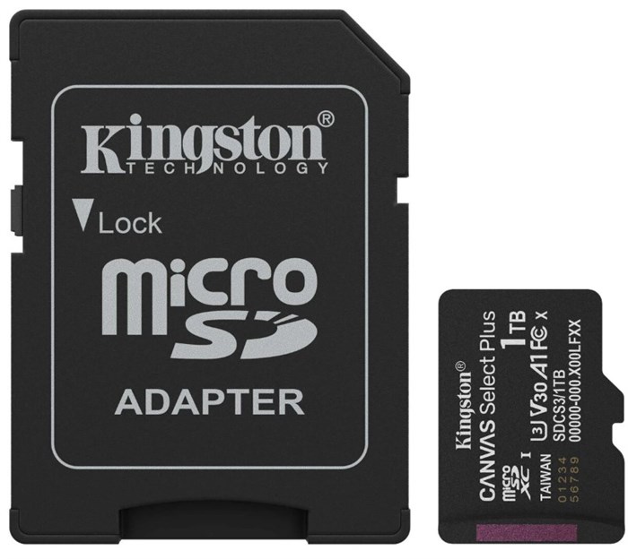Карта памяти MicroSDXC 1024GB Kingston SDCS3/1TB 1234146