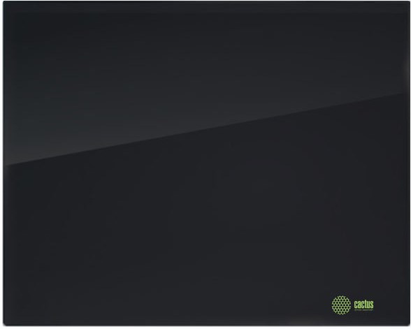 Демонстрационная доска  Cactus CS-GBD-90X120-BK 712402