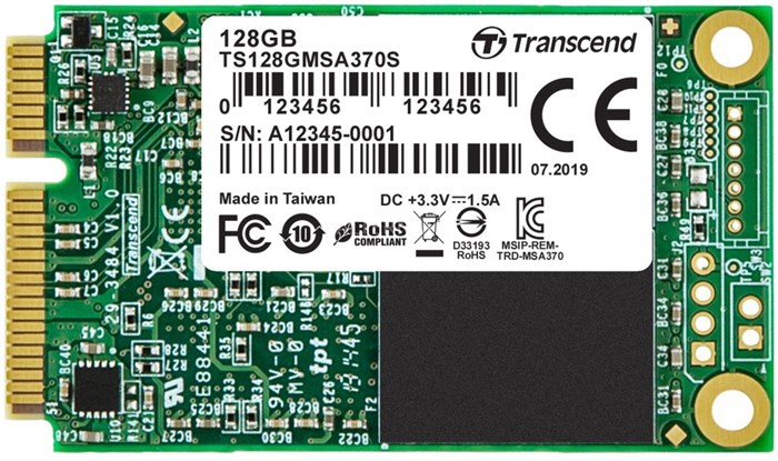 Накопитель SSD mSATA Transcend TS128GMSA370S 128 ГБ 815415