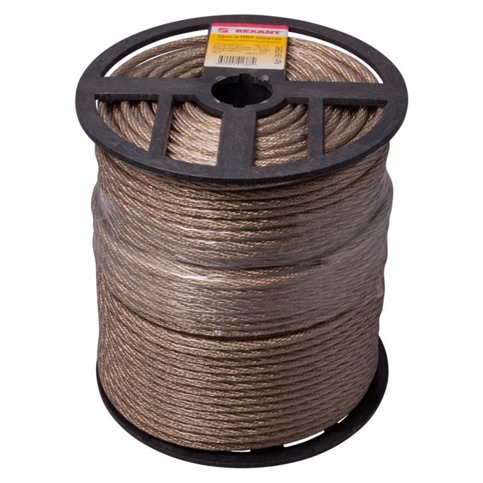 Трос в ПВХ оплетке Rexant 09-5260 1217210