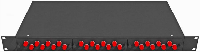 Кросс оптический стоечный  TopLAN КРС-Top-1U-24FC/U-OS2-BK 649009