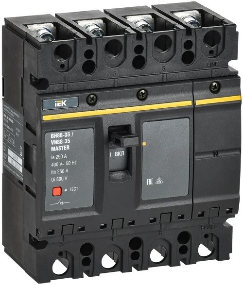 Выключатель-разъединитель  IEK KAM-VN30-4-0250 1153666