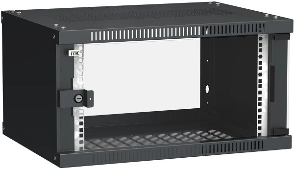 Шкаф настенный 19", 6U ITK LWE5-06U64-GF 1161806