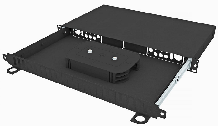 Кросс оптический стоечный  TopLAN КРСв-Top-1U-24DSC/QLC-BK 649153